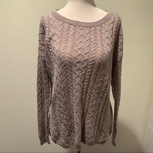 American Eagle cable knit sweater - LARGE